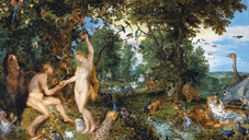 Adam & Eve in the garden of Eden