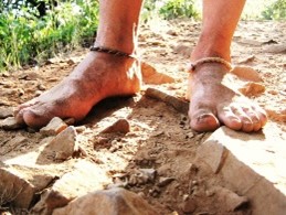 Beautiful feet of the messenger