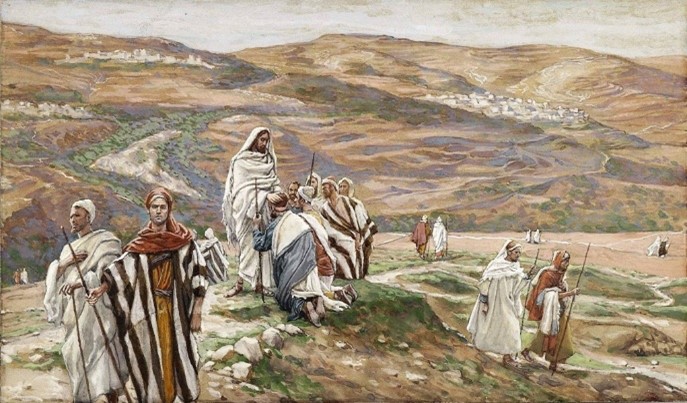 Jesus sending out disciples