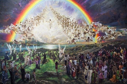 Jesus returns in glory