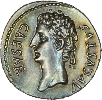 A Roman coin