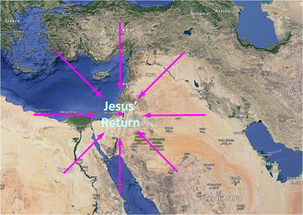 Map of Jesus