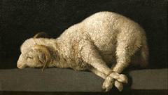 A Lamb prepared for sacrifice