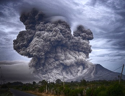 Volcanic eruption