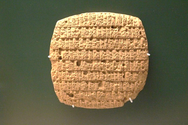 Sumerian tablet